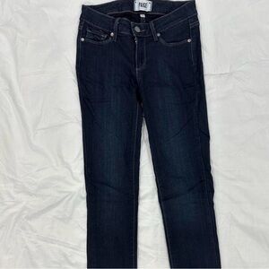 PAIGE Women's Midnight Blue Skinny Jeans